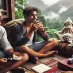 rencontrer des amis en voyage