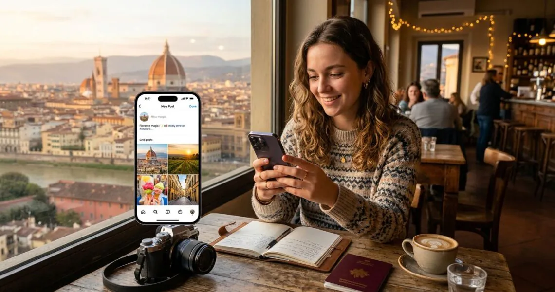 Partager son voyage sur Instagram