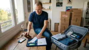 Partir en voyage après un déménagement : la checklist complète